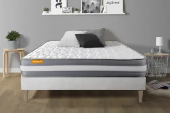 Ensemble Matelas Sommier 200x200 cm - Memo Plus